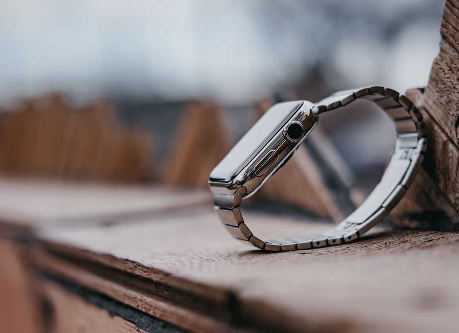 Ein elegantes Edelstahl Armband für die Apple Watch