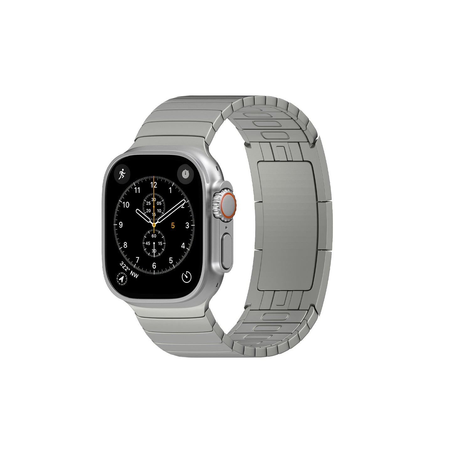 Edelstahl Gliederarmband für Apple Watch - Bluestein