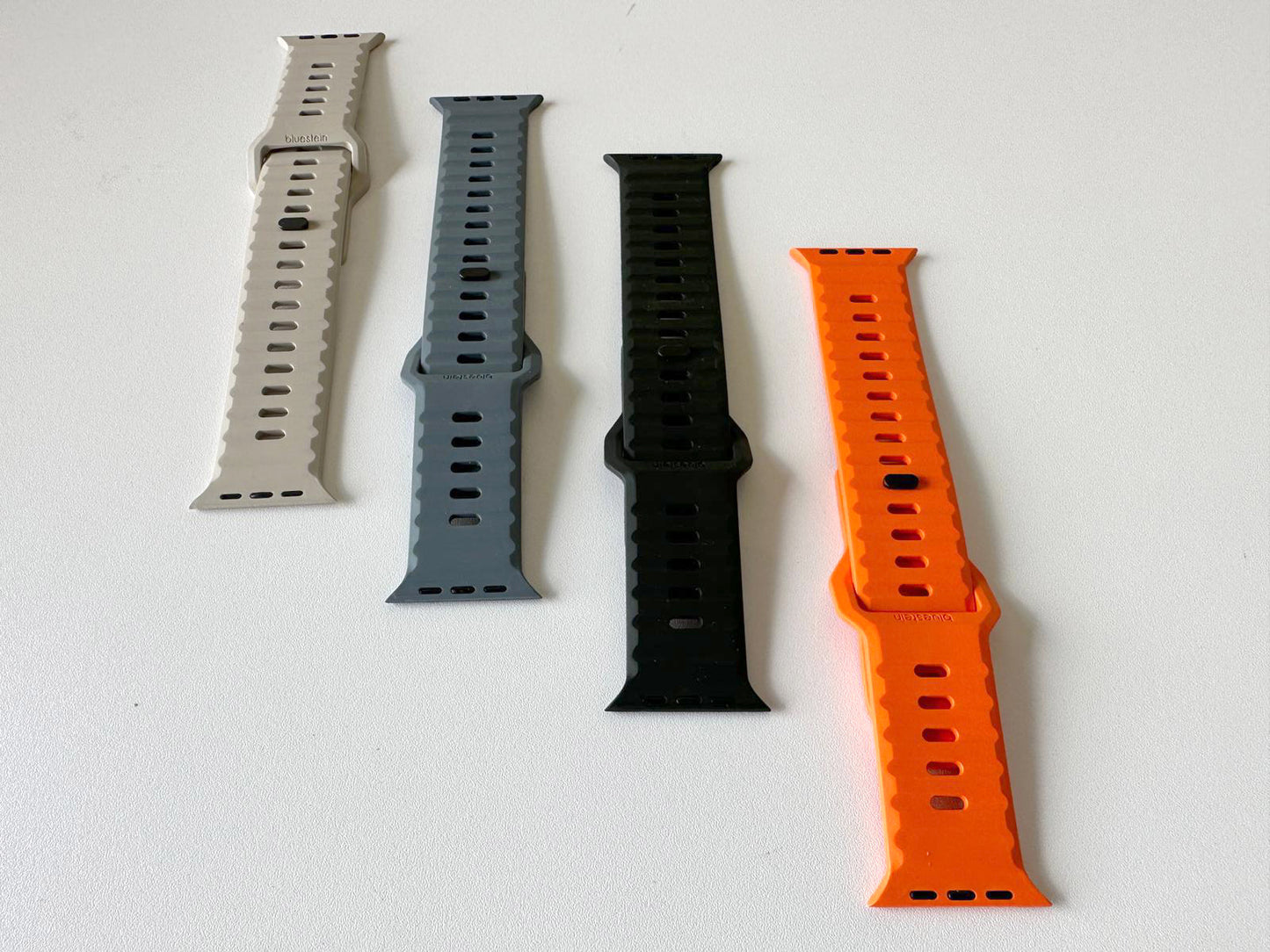 Sport FKM Armband für AW 42/44/45 + 49 (Ultra) - Bluestein