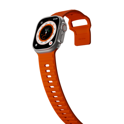 Sport FKM Armband für AW 42/44/45 + 49 (Ultra) - Bluestein