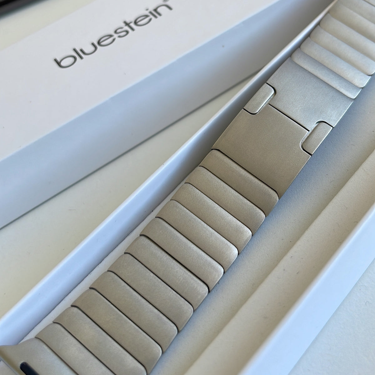 Roestvrijstalen schakelarmband voor Apple Watch 