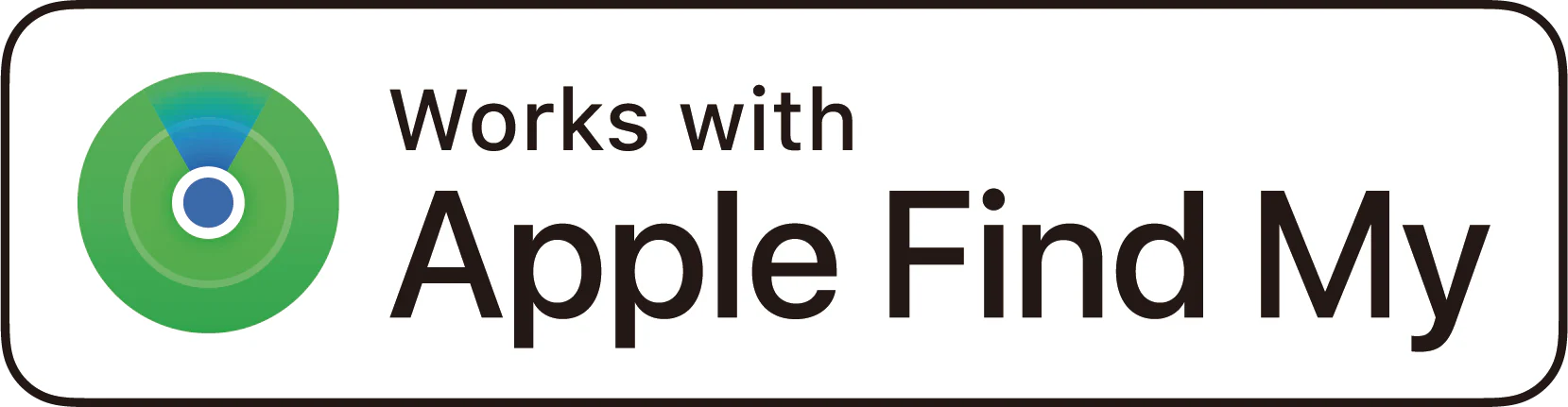 Works with Apple Find My